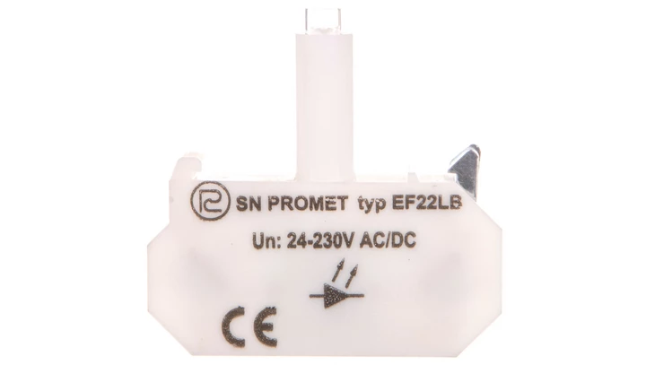 Blok podświetlający LED uniwersalny EF22LB błyskający bezbarwny 24-230V AC/DC W0-Ł EF22LB B