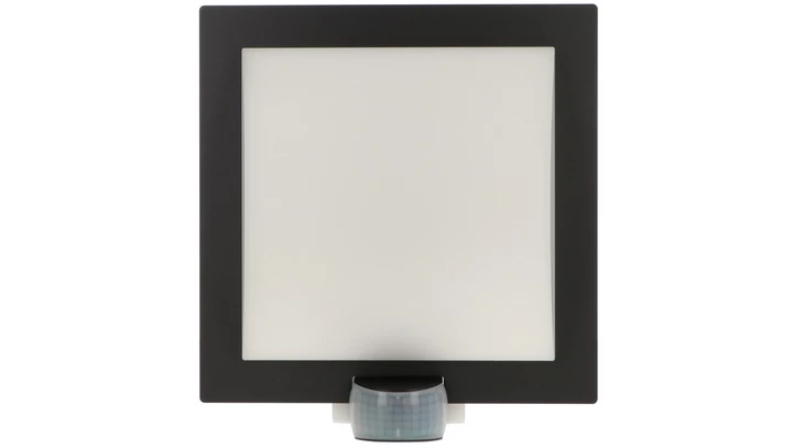 Oprawa elewacyjna z czujnikiem ruchu i zmierzchu Steinel L 20 S PIR max. 60W E27 IP44 IK03 230V antracyt / nierdzewna ST035693