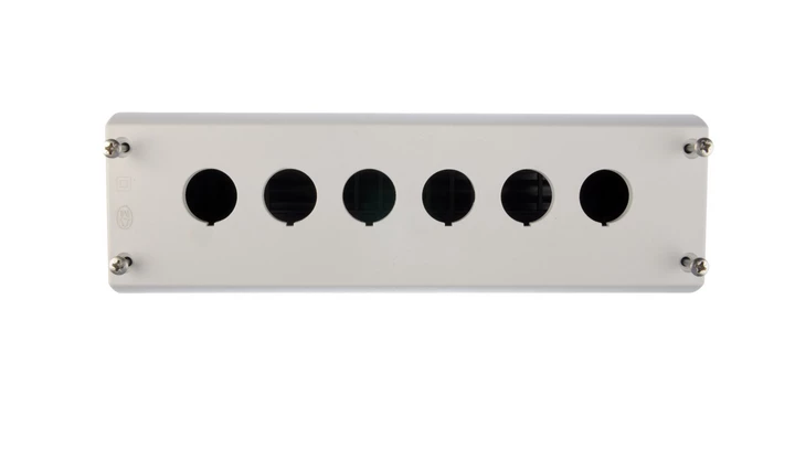 Obudowa kasety 6-otworowa 22mm szara IP67 M22-I6 216540