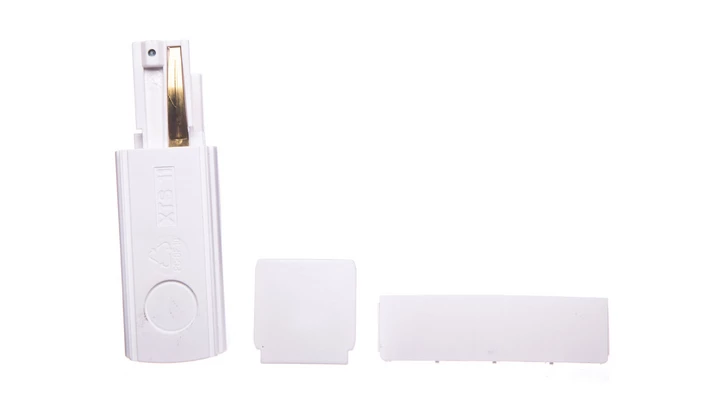 Lewostronny element zasilający dla połączenia zasilania z zaślepką biały ZRS750 EPSL WH 8711559381145 910500187215