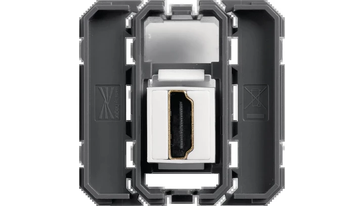 Lumina/Gallery gniazdo HDMI przelotowe mechanizm 2M/1M WXF633