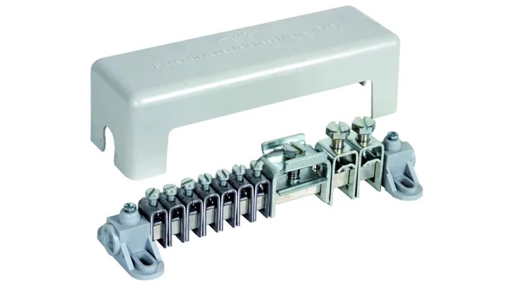 Szyna wyrównywania potencjałów R15, wyk. A, z pokrywą 563010