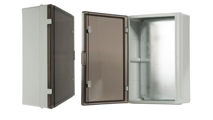 Szafka rozdzielcza hermetyczna 410, drzwi przeźroczyste, IP65 C.1603M-P