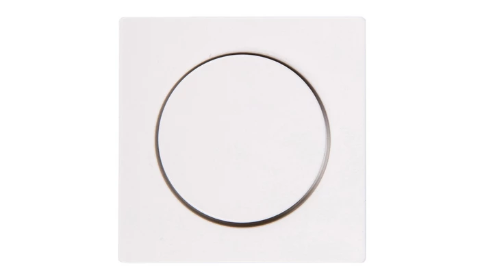 Płytka centralna z pokrętłem ściemniacza, biały polarny Merten, System M MTN5250-0319