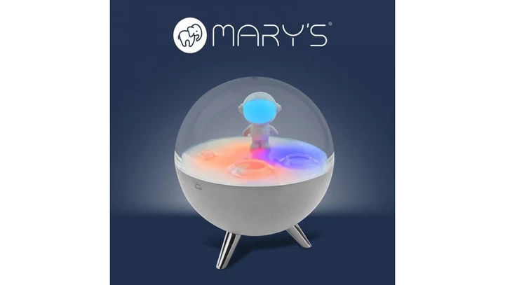 MARYS LAMPKA NOCNA LED RGB KSIĘŻYC BIAŁY