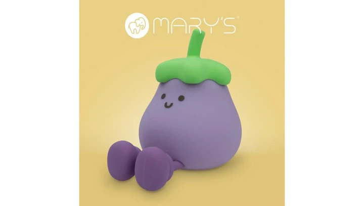 MARYS LAMPKA NOCNA LED BAKŁAŻAN