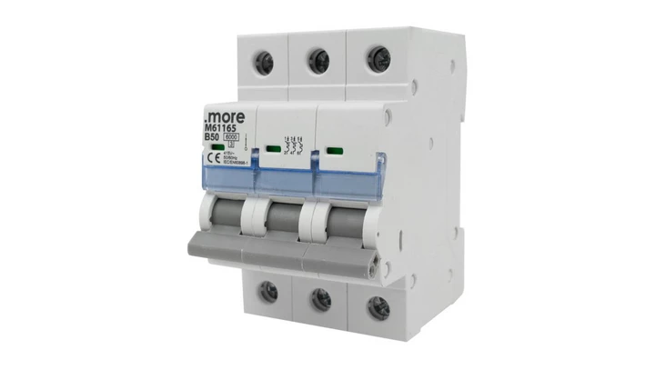 WYŁĄCZNIK NADPRĄDOWY 6kA 3P B50A
