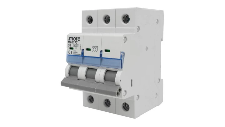 WYŁĄCZNIK NADPRĄDOWY 6kA 3P C6A