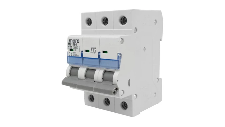 WYŁĄCZNIK NADPRĄDOWY 6kA 3P C20A