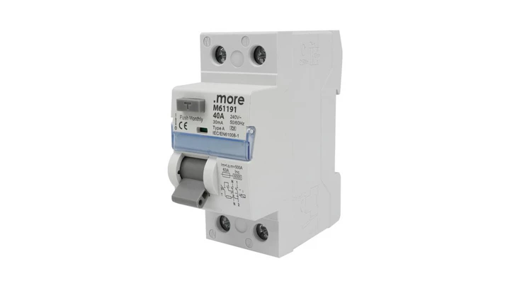 WYŁĄCZNIK RÓŻNICOWOPRĄDOWY A 6kA 2P 40A 30mA