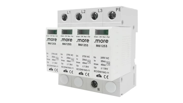 OGRANICZNIK PRZEPIĘĆ 3P+N 20KA T2