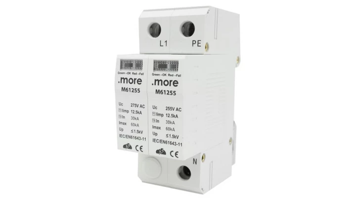 OGRANICZNIK PRZEPIĘĆ 1P+N 30KA B+C