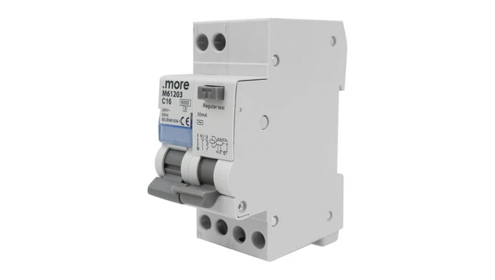 Wyłącznik różnicowo-prądowy z członem nadprądowym 1P+N C16A 30mA typAC