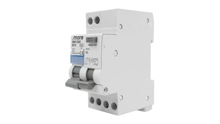 Wyłącznik różnicowo-prądowy z członem nadprądowym 1P+N B10A 30mA typA