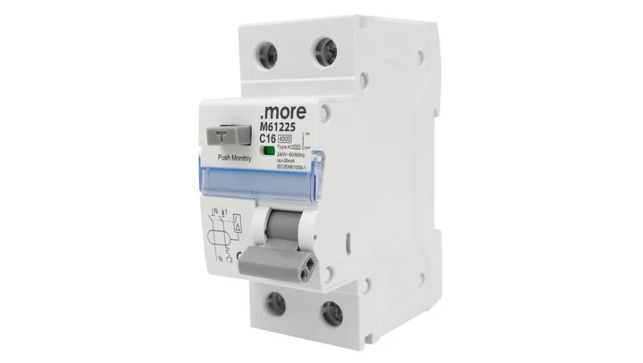 Wyłącznik różnicowo-prądowy z członem nadprądowym 2P C16A 30mA typAC