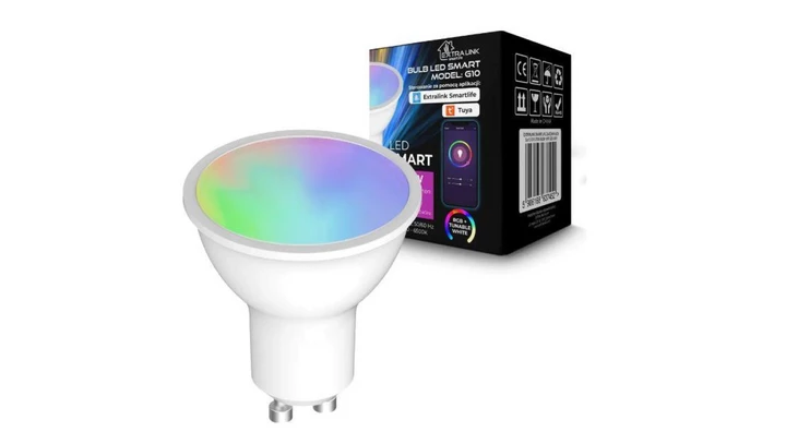 EXTRALINK smartlife żarówka LED GU10 G10 2700-6500K WIFI 220-240V LED GU10 G10