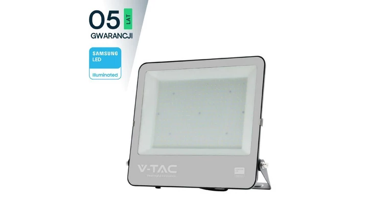 Projektor LED 300W 34440lm 6500K Dioda SAMSUNG 115LM/W IP65 Czarny 5 Lat Gwarancji 23203