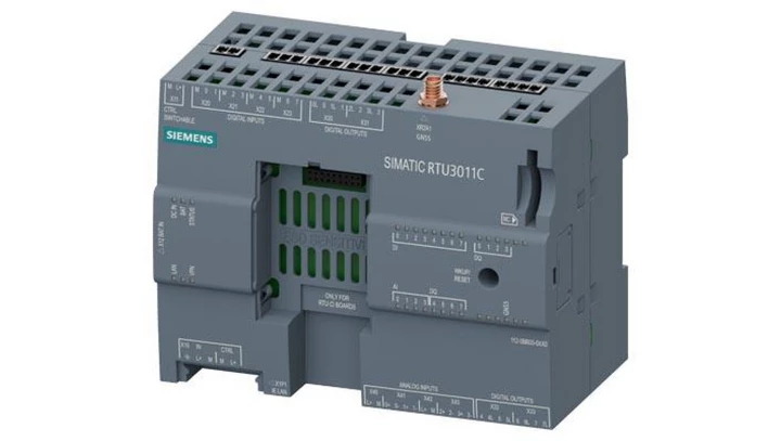 SIMATIC RTU3011C kompaktowy moduł RTU zasilany z baterii lub panelu słonecznego 8 DI 8 DO 4 AI 6NH3112-0BB00-0XX0