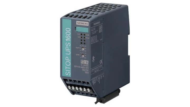 Zasilacz bezprzerwowy SITOP UPS1600 20 A z interfejsem USB, wejście: 24 V DC, wyjście: 24 V DC/20 A, 6EP4136-3AB00-1AY0