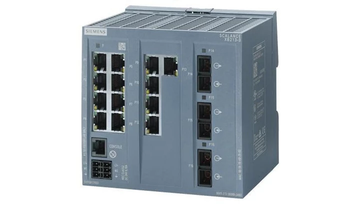 Switch przemysłowy zarządzalny SCALANCE XB213-3, 13x 10/100 Mb/s RJ45, 3x MM FO SC, tryb PROFINET, 6GK5213-3BD00-2AB2