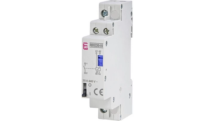 Stycznik bistabilny 20A 1-biegunowy, 1-modułowy RBS220-10-24V AC