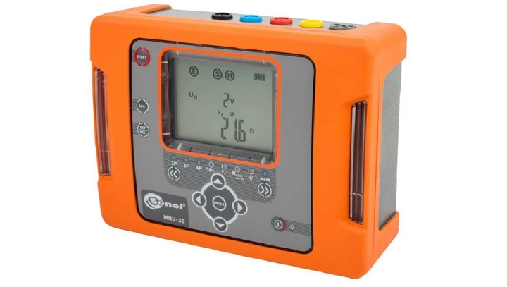 Miernik rezystancji uziemienia i rezystywności gruntu MRU-30 WMPLMRU30PRO