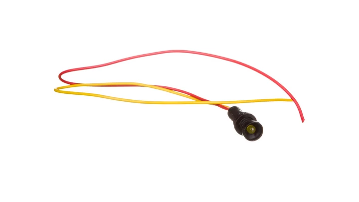 Lampka sygnalizacyjna 5mm żółta 12-24V AC/DC KLP 5Y/24V 84405004