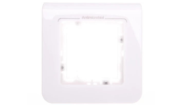 MOSAIC Ramka pojedyncza /2moduły/ antybakteryjna biała 078880