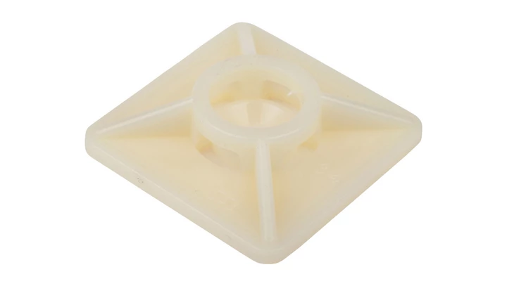 Podstawa przylepna 27x27mm biała BMB0902E /100szt./