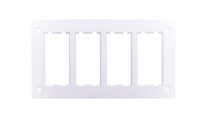 Simon Connect Ramka CIMA PRO poczwórna do puszki SBM450 8x K45 czysta biel SBM4029