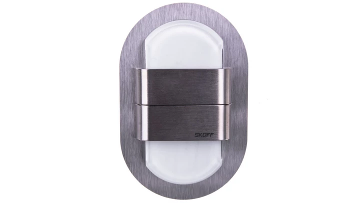 Oprawa przyschodowa DUO RUEDA LED Light 10 V DC 1,6 W IP 66 3000 K szlif Inox