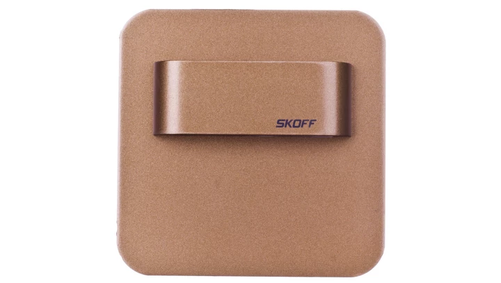 Oprawa przyschodowa SALSA stick Short LED Light 10 V DC 0,8 W IP 66 3000 K mosiądz mat