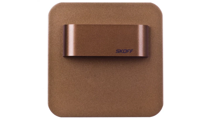 Oprawa przyschodowa SALSA Short LED Light 10 V DC 0,8 W IP 66 3000 K mosiądz mat