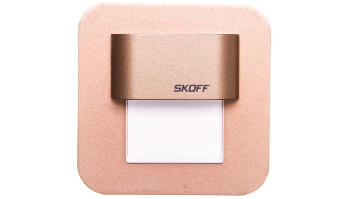 Oprawa przyschodowa SALSA mini LED Light 10 V DC 0,4 W IP 66 3000 K mosiądz mat