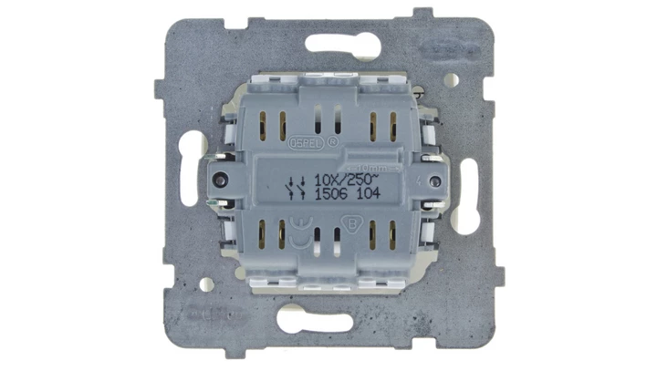 KARO Łącznik podwójny z podświetleniem ecru perłowy ŁP-11SS/m/42