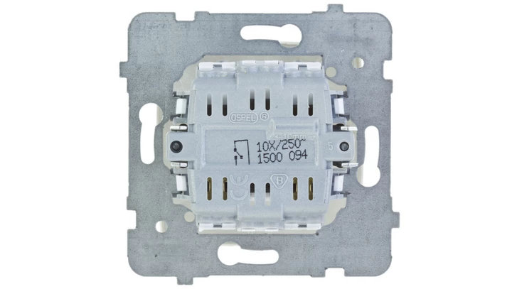 KARO Łącznik pojedynczy z podświetleniem ecru perłowy ŁP-1SS/m/42