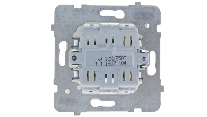 KARO Łącznik kontrolny z podświetleniem ecru perłowy ŁP-12SS/m/42