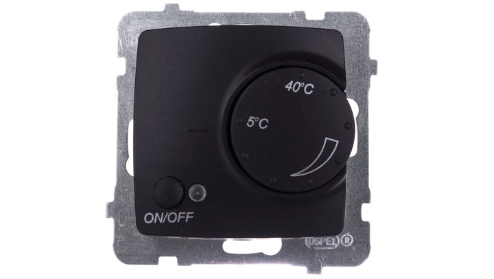 KARO Regulator temperatury /czujnik napowietrzny/ czekoladowy metalik RTP-1SN/m/40