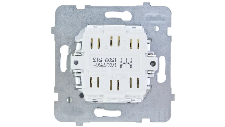 KARO Łącznik schodowy podwójny biały ŁP-10S/m/00