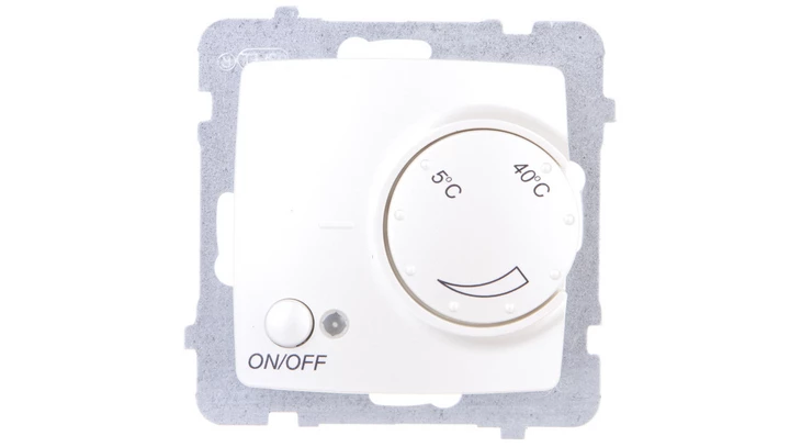 KARO Regulator temperatury /czujnik podłogowy/ ecru perłowy RTP-1S/m/42