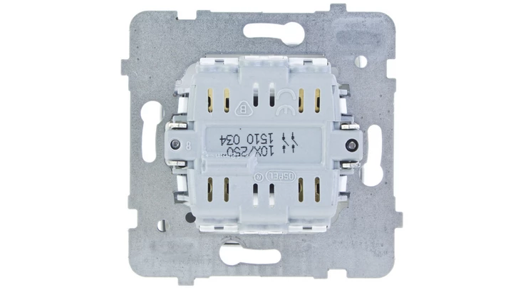 KARO Przycisk podwójny zwierny biały ŁP-17S/m/00