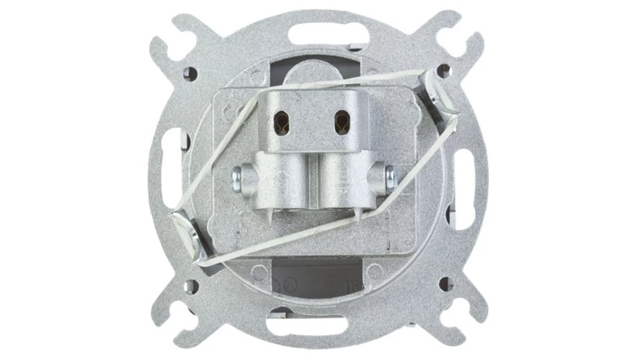 KARO Gniazdo antenowe RTV-SAT przelotowe czekoladowy metalik GPA-SSP/m/40