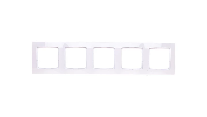 KARO Ramka pięciokrotna biała R-5S/00