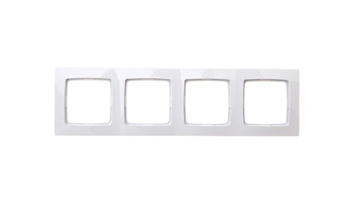 KARO Ramka poczwórna biała R-4S/00