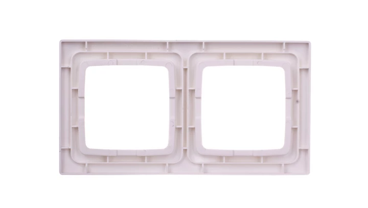 KARO Ramka podwójna ecru perłowy R-2S/42