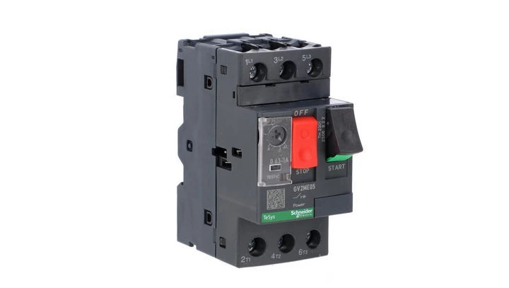 TeSys Deca Wyłącznik silnikowy 3P 0,25kW 0,63-1A GV2ME05