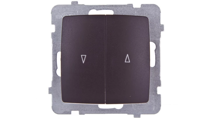 KARO Łącznik żaluzjowy czekoladowy metalik ŁP-7S/m/40