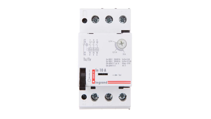 Wyłącznik silnikowy 3P 4kW 6,3-10A M 250 1R/1Z 10 606829