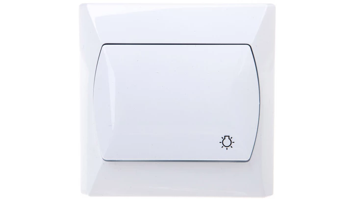 AKCENT Przycisk /światło/ biały ŁP-5A/00