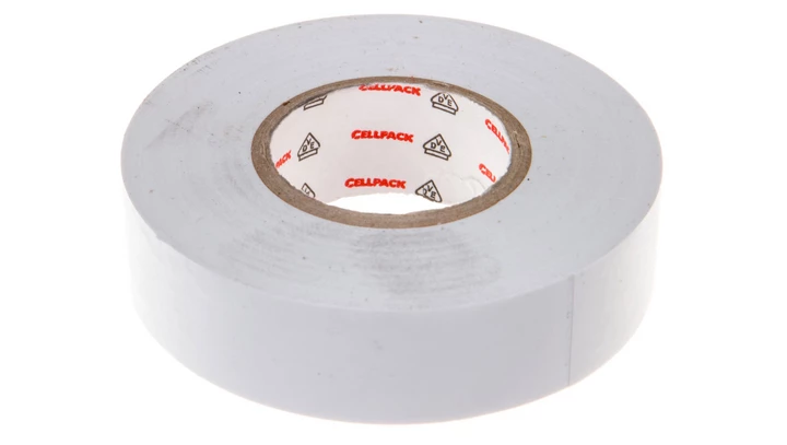 Taśma izolacyjna PVC, 128 0.15-19-25 biała, 145801